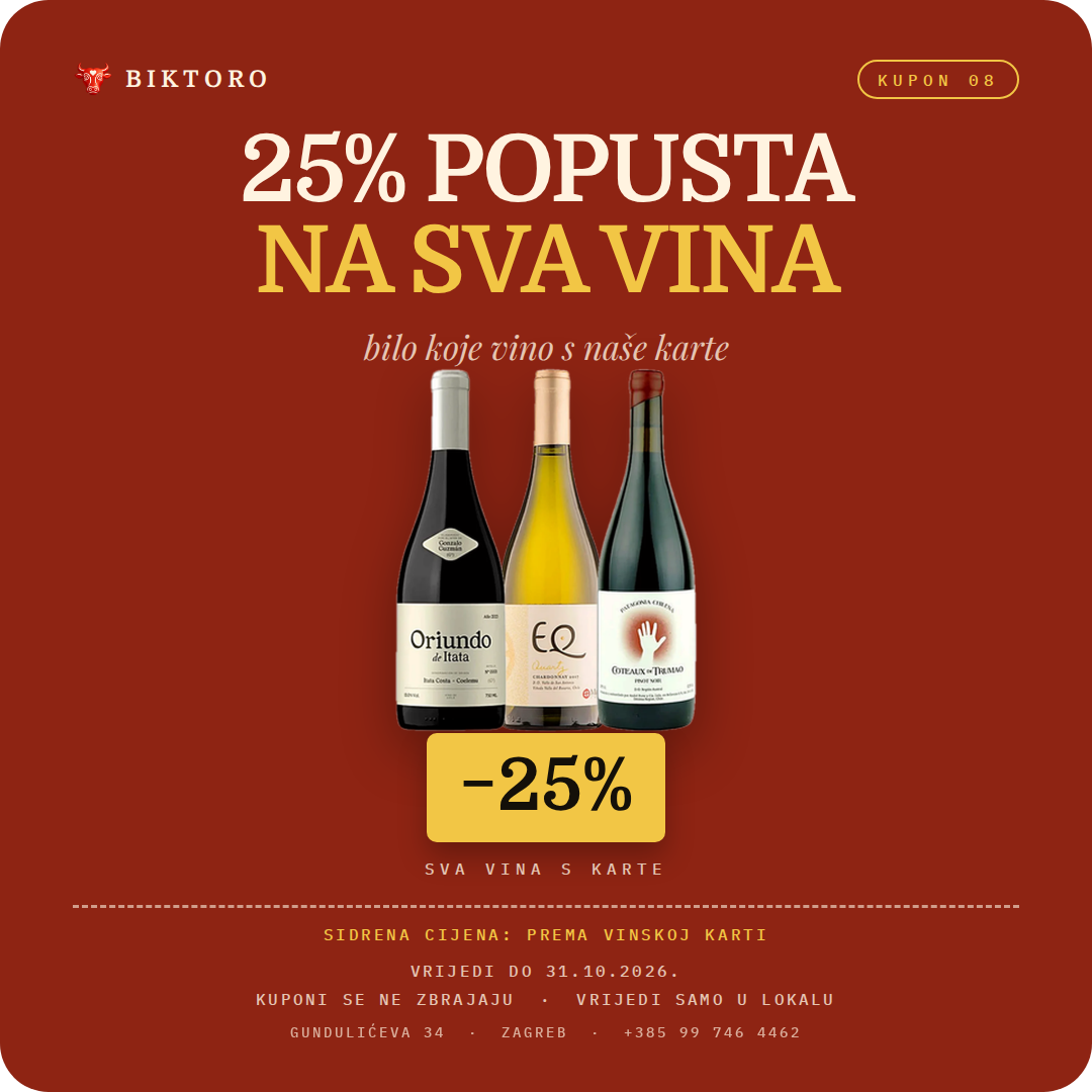 Kupon: vino 25 €
